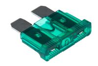 563-766 RS PRO 30A Green Blade Car Fuse, 32V dc