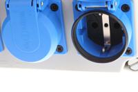 1153750 brennenstuhl 2m 2 + 4 Socket BS4343/EN60309 110V-16A Extension Lead, 230 V, 400 V, IP44