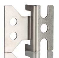 371050000 Rose Stainless Steel External Mounting Bracket for Use with Stainless Steel Enclosures, 59 x 54 x 2mm