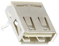 67643-3911 Molex Right Angle, Through Hole, Socket- Single Port Type A USB Connector