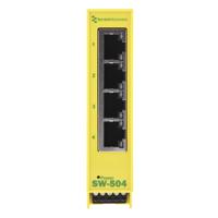 sw-504 Brainboxes DIN Rail Mount Industrial Ethernet Switch, 4 RJ45 Ports