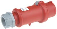 952 MENNEKES, StarTOP IP44 Red Cable Mount 4P Industrial Power Plug, Rated At 16A, 400 V