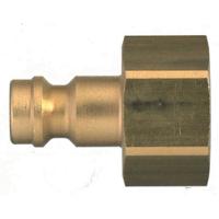 21sfiw10mxn Legris Nickel Plated Brass Female Pneumatic Quick Connect Coupling, 1/8 in Female Female Thread
