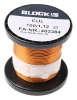 cul100112 Block 1.12mm Enamelled Copper Wire, 17 AWG 9m Reel