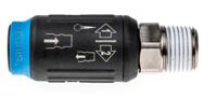 9405u06-21 Legris Reinforced Polymer Male Pneumatic Quick Connect Coupling, R 1/2 Male Threaded