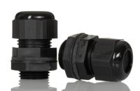 pnc12w-bk080 Alpha Wire FIT Wire Management Series Black PA 6 Cable Gland, NPT 1/2in Thread, 9mm min., 16mm max., IP66, IP68