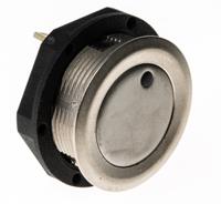 12412856 Schurter MCS 19 Series Illuminated Push Button Switch, Momentary, Panel Mount, 19mm Cutout, SPST, Green LED, 48V dc