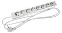 930804013 Kopp 2m 8 Socket Type F - German Schuko Extension Lead, 250 V ac