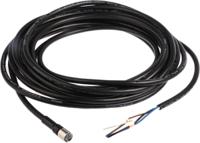 xs3f-m8pvc4s5m Omron Female 4 way M8 to Unterminated Free End Sensor Actuator Cable, 5 m
