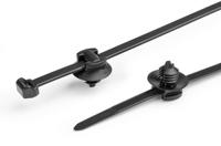 156-05902 HellermannTyton Cable Tie, 200mm x 4.6 mm, Black Nylon, Pk-500