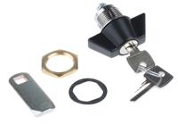 f383-01-1-405e Euro-Locks a Lowe & Fletcher group Company Camlock, 16mm Panel-to-Tongue, 23 x 20.2mm Cutout, Key Unlock