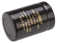 als30a222da100 KEMET 2200μF Aluminium Electrolytic Capacitor 100V dc, Screw Terminal - ALS30A222DA100