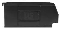 909-6906 RS PRO PP Storage Bin, 165mm x 100mm x 75mm, Black