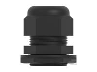 1sng626093r0000 Entrelec 1SNG Series Black PA 6 Cable Gland, M32 Thread, 15mm min., 21mm max., IP66, IP68