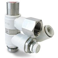 asp630f-u04-12-x352 SMC ASP Series Threaded Pneumatic Silencer & Exhaust Restrictor Function Fitting, 3/8 in Male Inlet Port, 12mm Tube