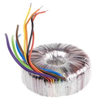 671-9157 RS PRO 115 V ac, 230 V ac, 2 x 18V ac Toroidal Transformer, 160VA 2 Output