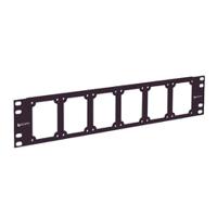 upr35-6b L-Com Black Steel Rack Panel, 2U, 482.6 x 44.5mm