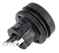 76-9111439088 ITW Switches 76-91 Series Push Button Switch, Momentary, Panel Mount, 22.5mm Cutout, SPDT, Clear LED, 250V ac, IP67