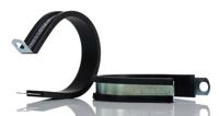 253-8552 RS PRO 48mm Black, Mild Steel P Clip