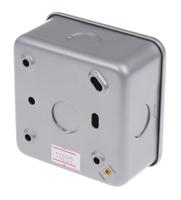 768-3523 RS PRO Grey Metal Clad Switch, 2 Way, 1 Gang