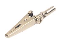 603006001 Hirschmann Test & Measurement Crocodile Clip 4 mm Connection, Nickel-Plated Steel Contact, 4A