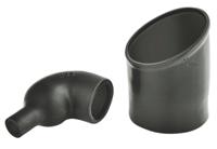 411-08480-1108-4-g-po-x-bk HellermannTyton Cable Boot Black, Fluid Resistant Elastomer, 16.5mm