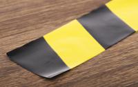 503-708 RS PRO Black/Yellow High-Density Polyethylene 100m Barrier Tape, 0.02mm Thickness