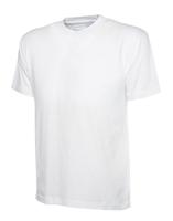 uc302w-l Uneek White 100% Cotton Short Sleeve T-Shirt