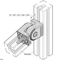 3842562087 Bosch Rexroth Universal Joint , Double, Plain, Bore 10mm, 40 x 40mm Length