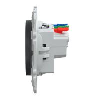s340052 Schneider Electric Anthracite, 1 Gang, Ovalis C Series