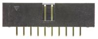 t821120a1s100ceu Amphenol Communications Solutions T821 Series Straight Through Hole PCB Header, 20 Contact(s), 2.54 mm Pitch, 2 Row,