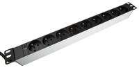 755-3961 RS PRO Type E - French 9 Gang Power Distribution Unit, 2.5m Cable, 16A