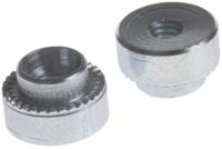 505-325 Hank Zinc plated & clear Passivated Steel Rivet Bush, M3