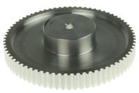 pb-pulley-5m-09mm-72t RS PRO Timing Belt Pulley, Aluminium 9mm Belt Width x 5mm Pitch, 72 Tooth