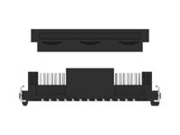 244629-e ERNI SMC Series Vertical Surface PCB Header, 26 Contact(s), 1.27 mm Pitch, 2 Row, Shrouded