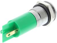 211-342 RS PRO Green Panel Mount Indicator, 240V, 14.5mm Mounting Hole Size, Solder Tab Termination, IP40