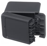 96032134-b-100809-abs-7024 Bopla Bocube Series Graphite Grey ABS Enclosure, IP66, IP68, Graphite Grey Lid, 113 x 80 x 90mm