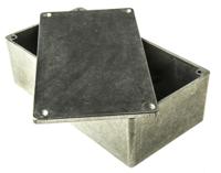 1590wp1 Hammond 1590 Series Natural Die Cast Aluminium Enclosure, IP65, Natural Lid, 153 x 83 x 50.5mm