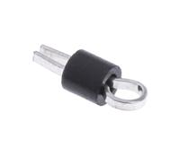262-2214 RS PRO 1.32mm Black Terminal Post