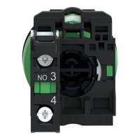 xb5fa3341 Schneider Electric Harmony Series Push Button, Panel Mount, 30mm Cutout, SPST, IP69