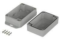 07812086-xt-120806-wl-7035 Bopla Euromas X Series Light Grey ABS Enclosure, IP66, IP68, IK07, Flanged, Light Grey Lid, 120 x 80 x 60.2mm