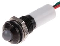 723-9545 RS PRO Panel Mount Indicator, 12V dc, 8mm Mounting Hole Size, Lead Wires Termination, IP67