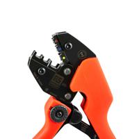 810-0748 RS PRO Hand Ratcheting Crimp Tool for Insulated terminals red, blue, yellow, 0.75 → 6mm² Wire