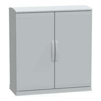 nsyplazt10104g PanelSeT Series Fibreglass Reinforced Polyester Double-Door-Door Floor Standing Enclosure, Plain Door Door, IP44, 1000