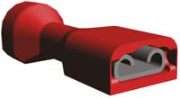 2-520274-2 TE Connectivity Ultra-Fast .187 Red Insulated Female Spade Connector, Receptacle, 4.75 x 0.81mm Tab Size, 0.3mm² to