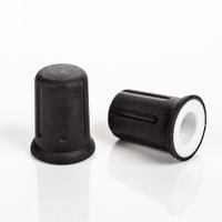 k70104 Sifam 12.5mm Black Potentiometer Knob for 6mm Shaft Splined, K70104