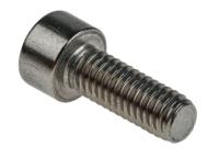 281-114 RS PRO Plain Stainless Steel Hex Socket Cap Screw, DIN 912, M6 x 16mm