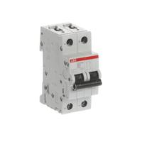 2cds272061r0065 ABB S202M Circuit Breaker, 2P, 6A Curve B, 440V AC, 500V DC, 10 kA Breaking Capacity