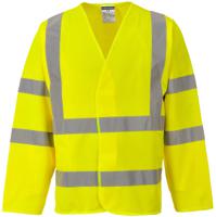 124-8198 Portwest Yellow Unisex Hi Vis Jacket, L to XL