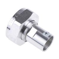 j01120a0101 Telegartner, Plug 7/16 Connector, 50Ω, Solder Termination, Straight Body